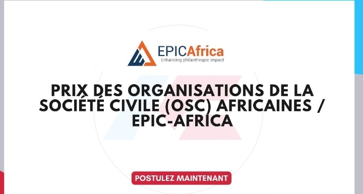Appel à candidatures : Prix des Organisations de la Société Civile (OSC) Africaines 2026 / EPIC-AFRICA