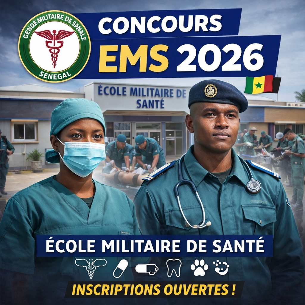 Concours EMS – École Militaire de Santé – Session 2026