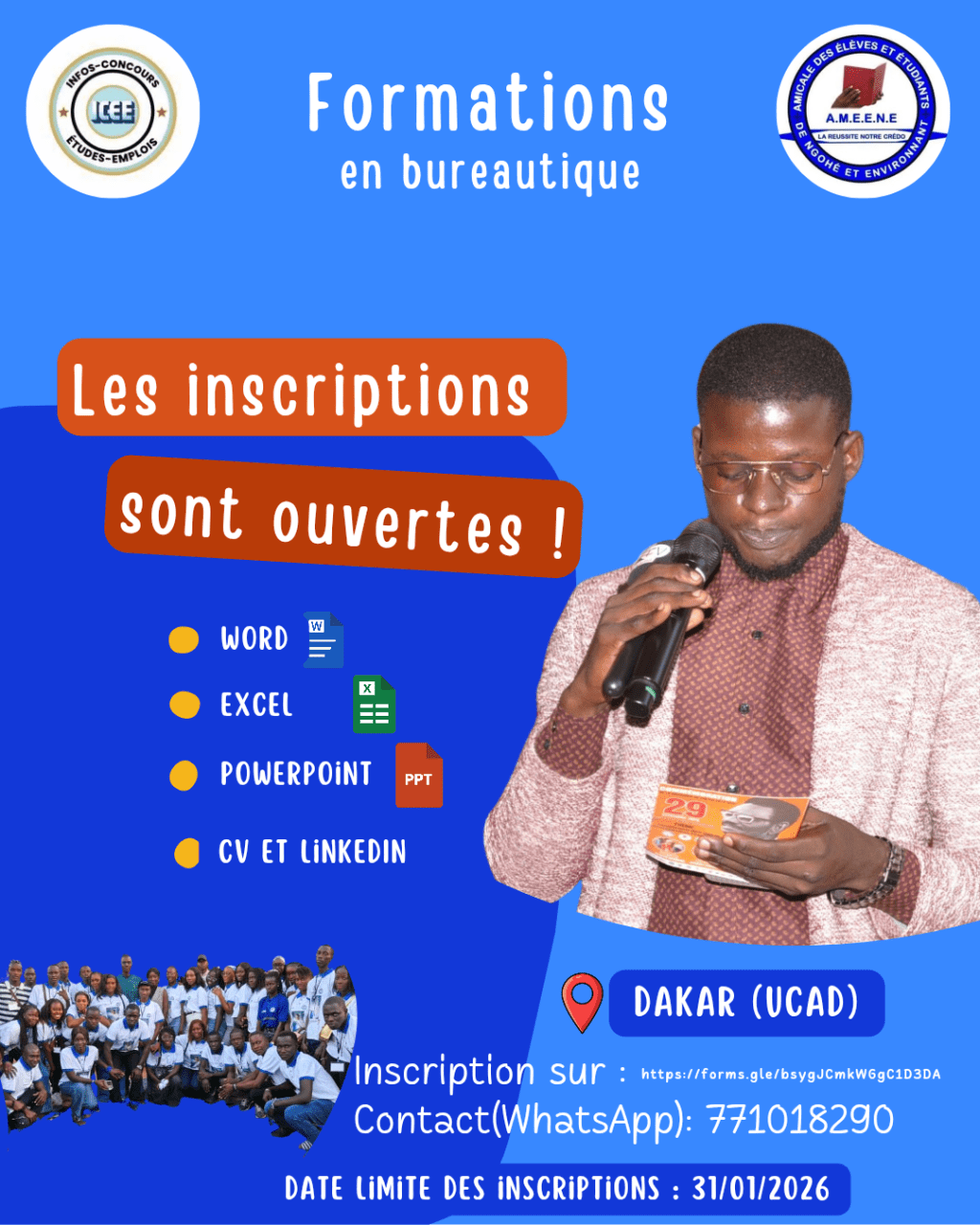 Formation en Bureautique & Rédaction Académique – ICEE